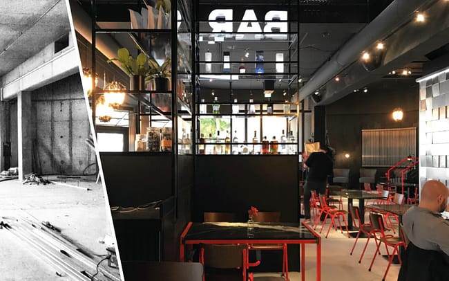BEAR CLAW Hamburg. Burger. Cafe. Bar. Aus der Bauphase.